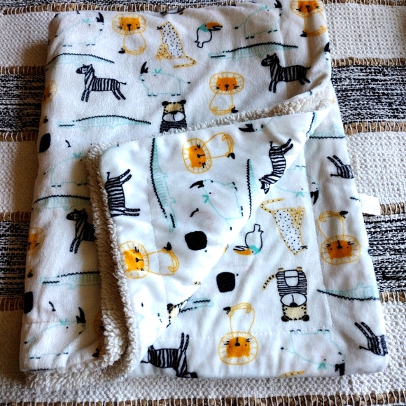 lila and Other - Lila& Jack baby blanket
